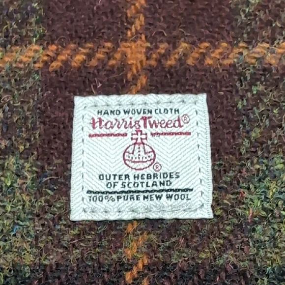 Harris Tweed Plaid Wallet - Picture 2 of 8